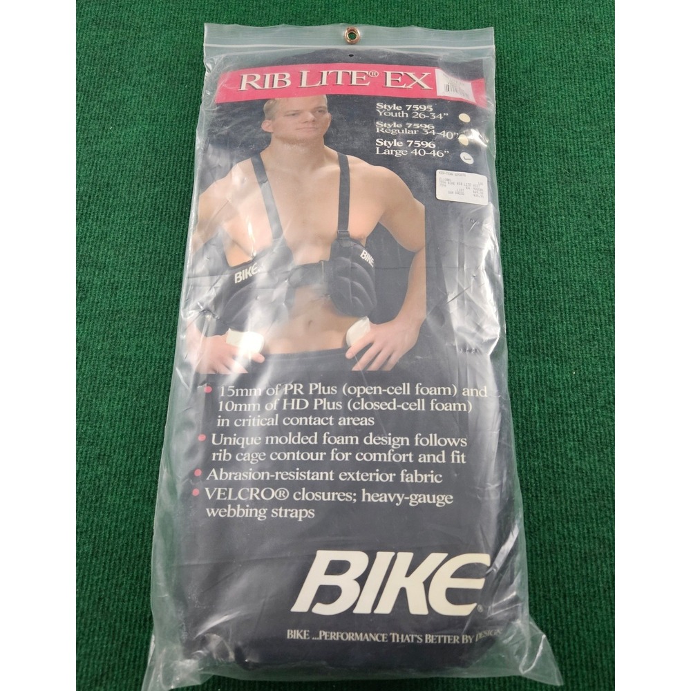 BIKE Rib Lite EX Adult Large 7596 Black‎ Rib Protector Sports Gear